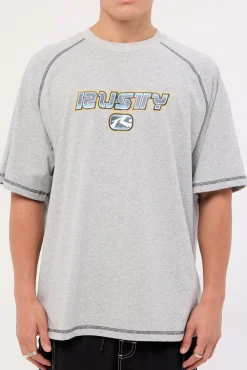 Guido Raglan Tee Grey Marle