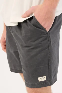 Habitat Elastic Waist Short Washed Steel