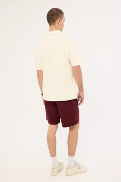 Habitat Elastic Waist Short Washed Merlot