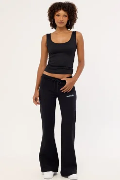 Hack Low Waisted Trackpant Black