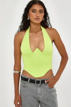 Hadley Corset Lime