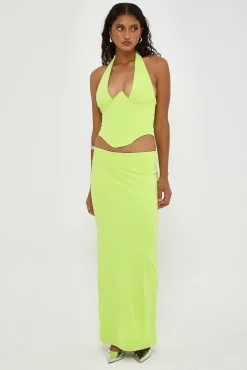 Hadley Corset Lime