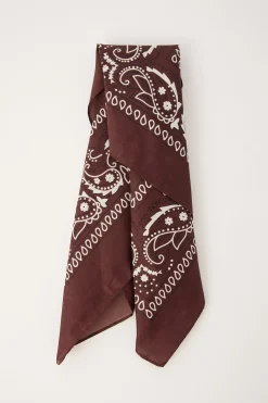 Hair Bandana Scarf Brown