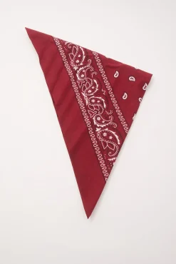Hair Bandana Scarf Burgundy