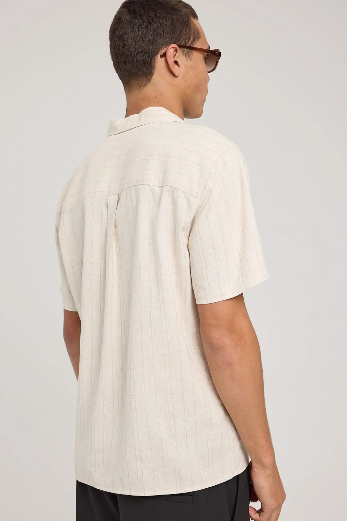 Hampton Resort Shirt Natural Stripe