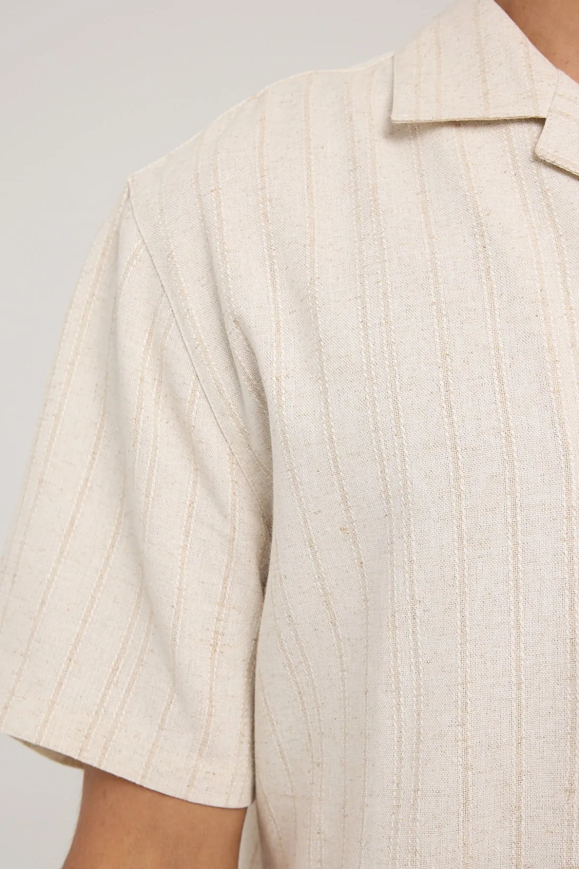 Hampton Resort Shirt Natural Stripe