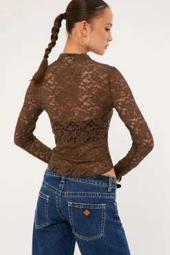 Hamptons Long Sleeve Chocolate