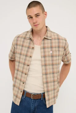 Hank Short Sleeve Work Shirt Grey
