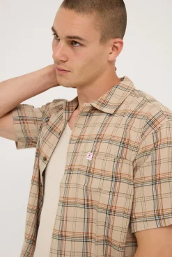 Hank Short Sleeve Work Shirt Grey