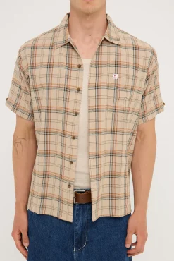 Hank Short Sleeve Work Shirt Grey