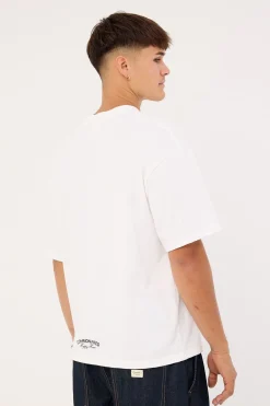 Happy Hour Heavyweight Easy Tee White