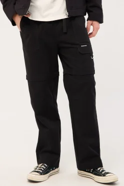 Harbor Cargo Zip Off Pant Black