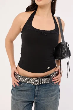 Harlow Studded Belt Black