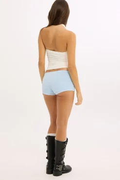 Hattie Micro Shorts Light Blue