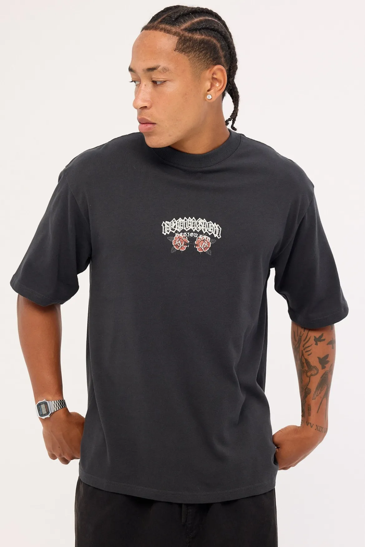 Hawk Street Super Heavy Tee Night Black