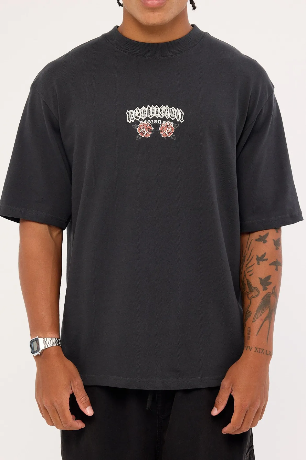 Hawk Street Super Heavy Tee Night Black