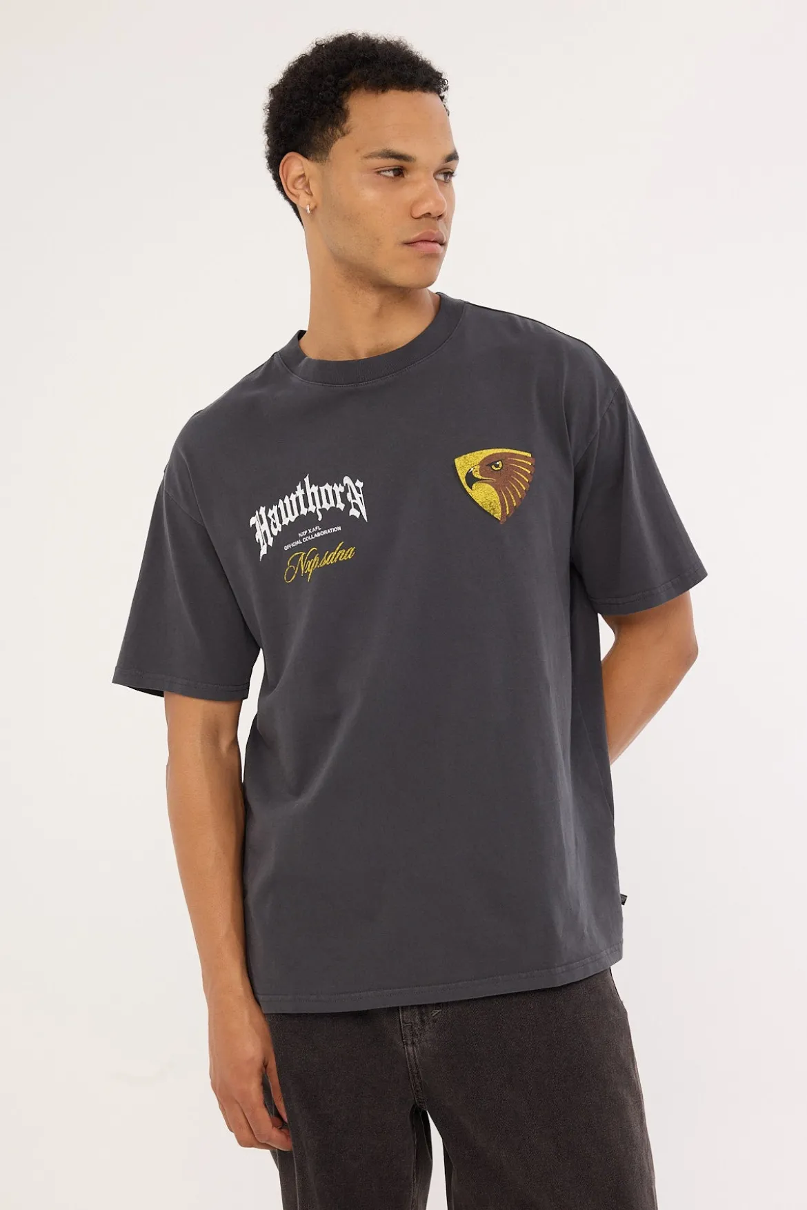 Hawthorn Vintage Goth Tee Pigment Asphalt