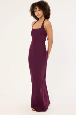 Hazel Maxi Dress Plum