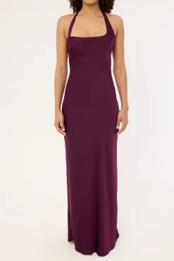 Hazel Maxi Dress Plum