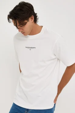 HD Lee Co Baggy Tee Vintage White