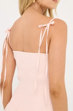 Head In a Bubble Mini Dress Pink