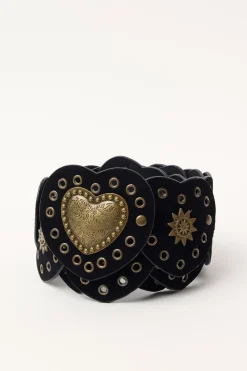 Heart Disc Belt Black
