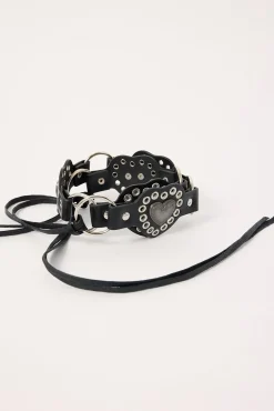 Heart Disk Belt Black