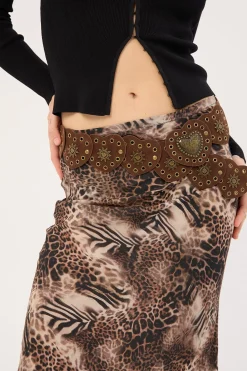 Heart Disk Belt Brown