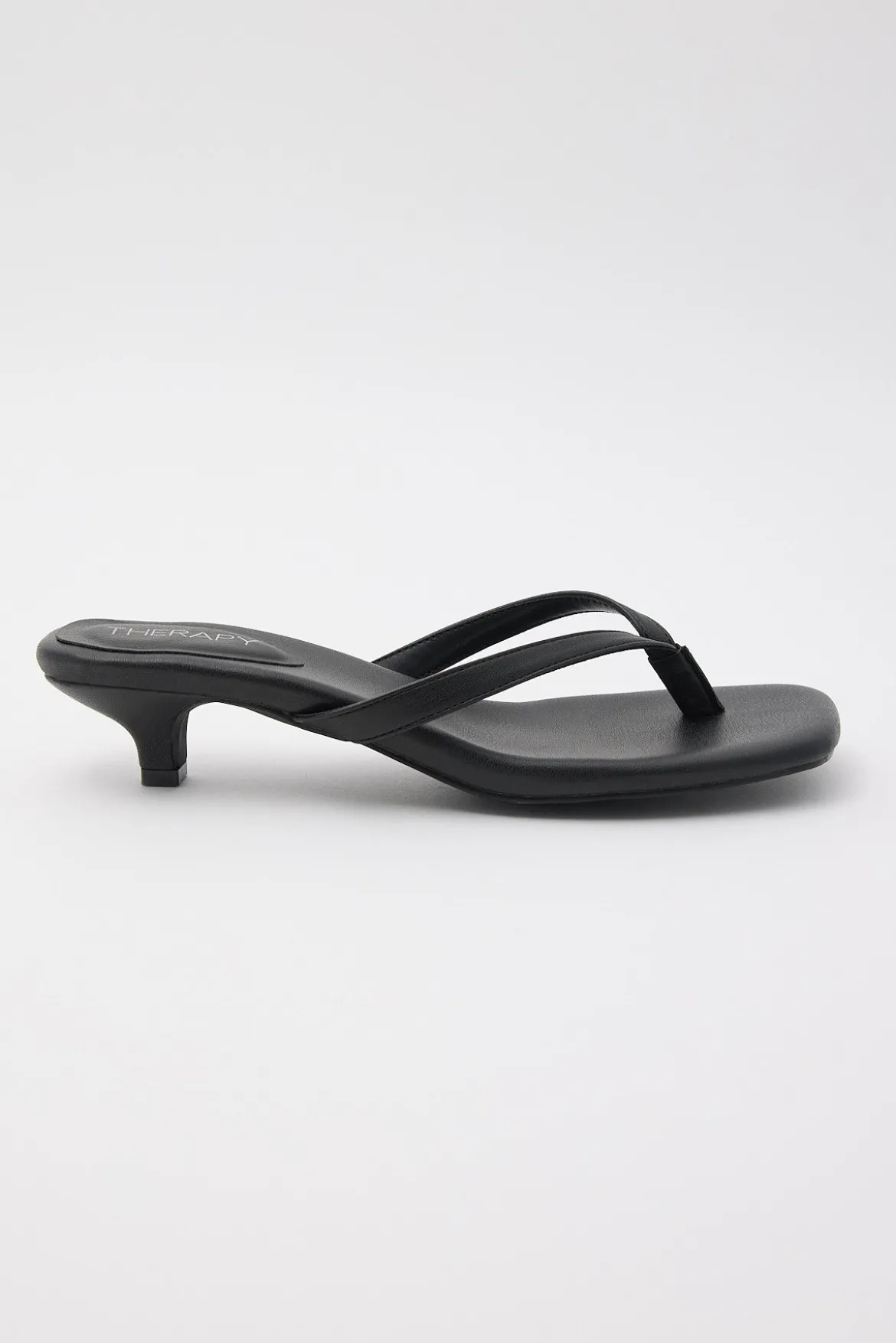 Heatwave Thong Heel Black