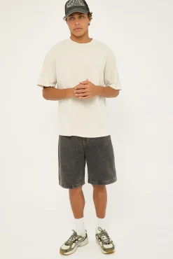 Heavy Faded Minus Tee Faded Bone