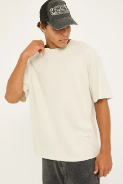 Heavy Faded Minus Tee Faded Bone