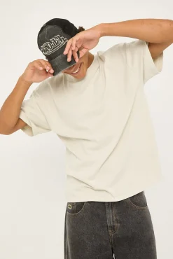Heavy Faded Minus Tee Faded Bone