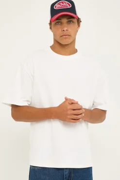 Heavy Faded Minus Tee Faded White
