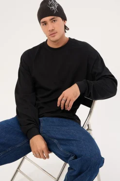 Heavy Long Sleeve Tee Black