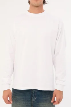 Heavy Long Sleeve Tee White