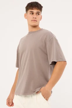 Heavy Weight Organic Tee Faded Grey