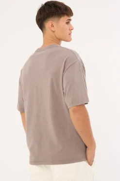 Heavy Weight Organic Tee Faded Grey