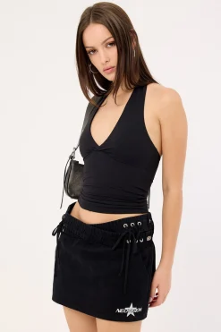 Hellborn Cross Over Skort Black