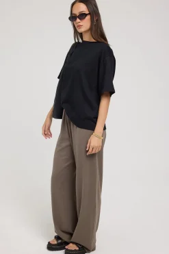 Hemp Relax Pant Light Canteen