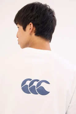 Heritage Panelled Tee Right White