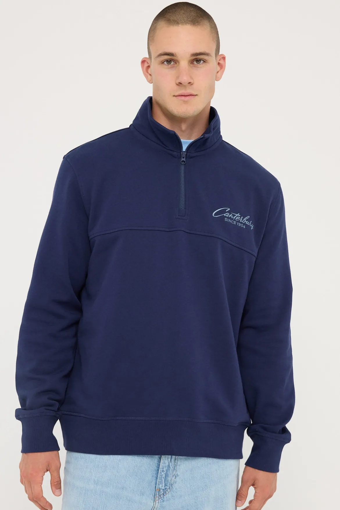 Heritage Quarter Zip Peacoat