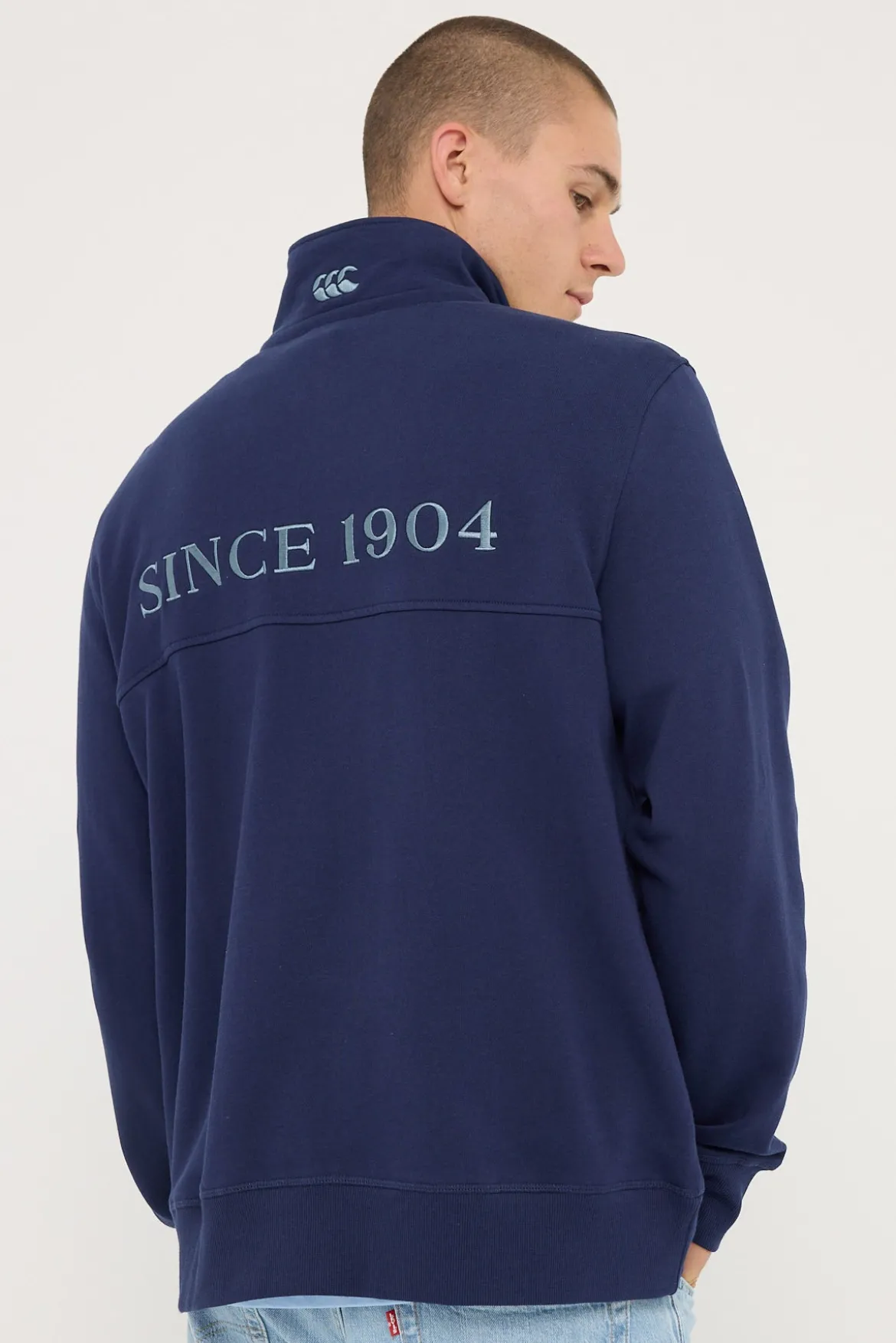 Heritage Quarter Zip Peacoat