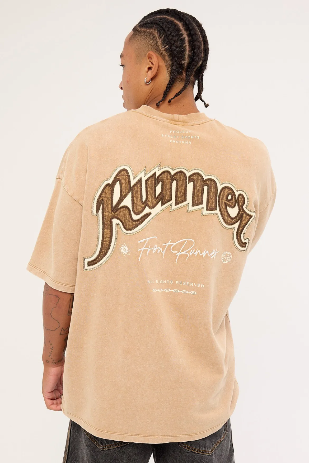 Heritage Tee Tan Wash