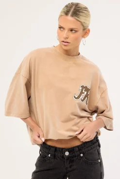 Heritage Tee Tan Wash
