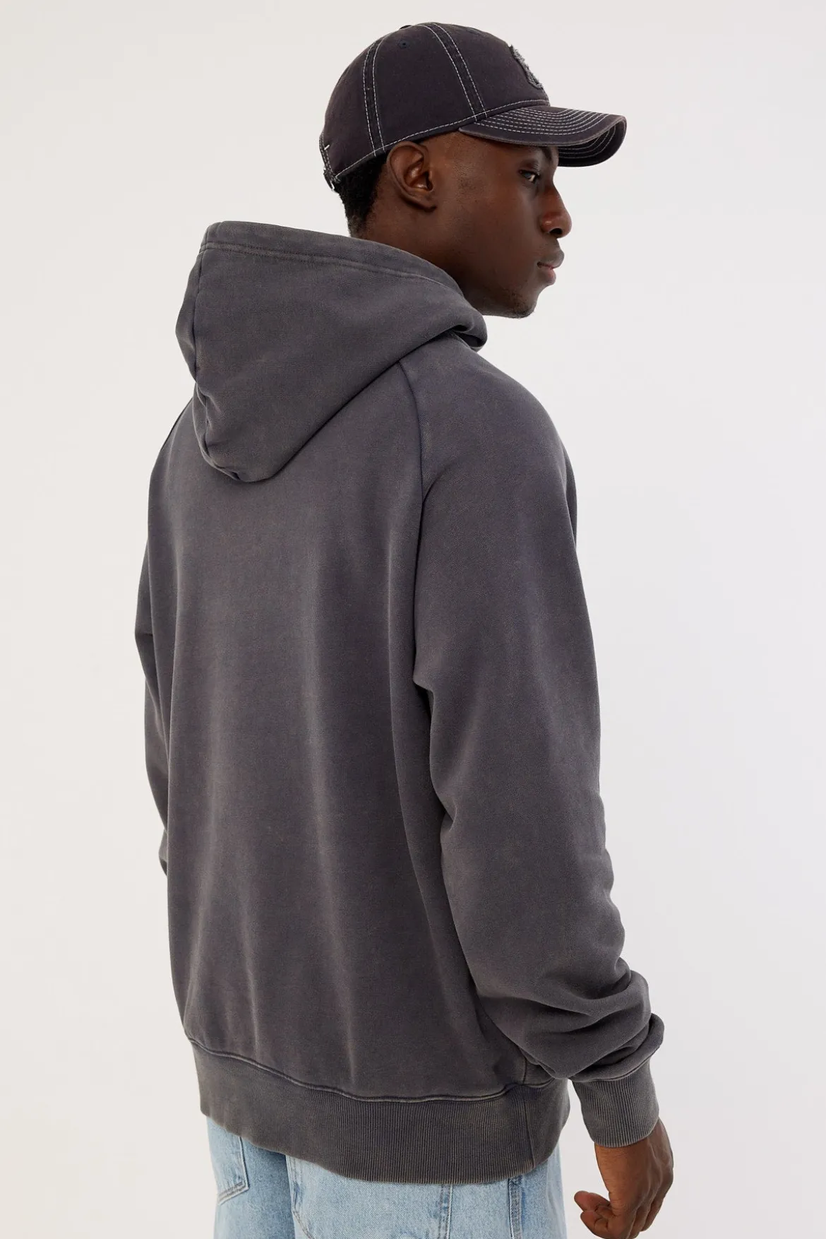Heritage Washed Hoodie 96E India Ink