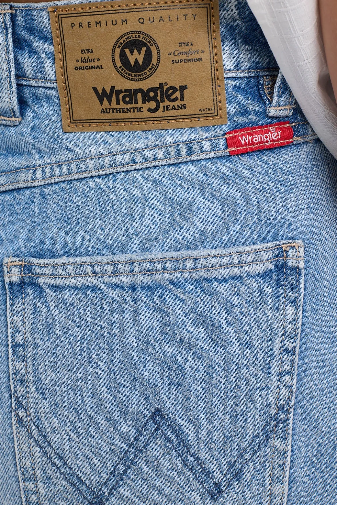 Hi Bells Denim Short Blue Road