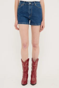 High Relaxed Short Indigo Dream