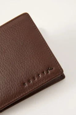 High River 2 Leather Wallet Dark Tan