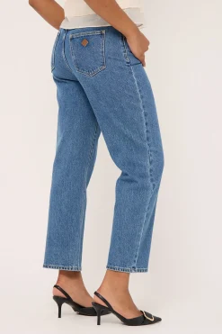 High Venice Straight Jean Eva Organic Blue