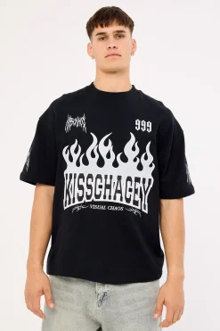 Highway Loopback Street Tee Anthracite Black